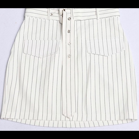 2for$50 Striped Blazer Pencil Skirt Two Piece Set - Picture 4 of 7